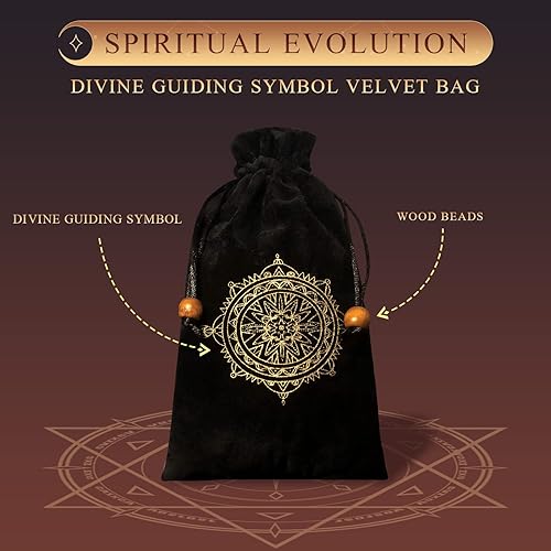 Miniatura 5 de Abtrino Tarjetas originales de tarot con guía y bolsa de transporte de terciopelo prémium para principiantes y expertos juego de baraja de tarot