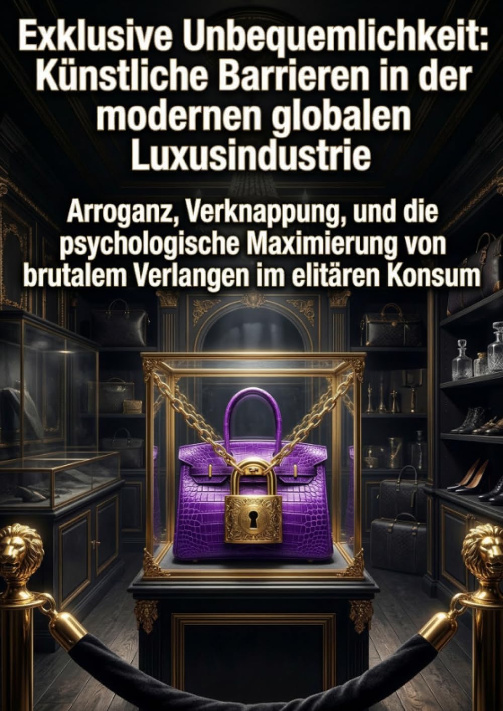 Exklusive Unbequemlichkeit: Künstliche Barrieren in der modernen globalen Luxusindustrie: Arroganz, Verknappung, und die psychologische Maximierung von brutalem Verlangen im elitären Konsum