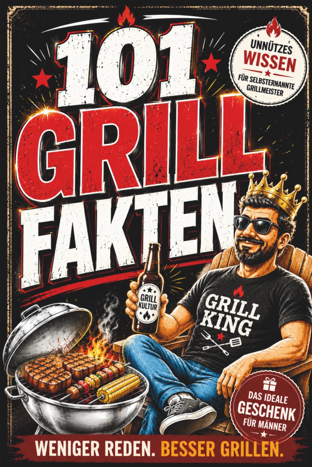 101 Grill Fakten, die du nicht brauchst – aber garantiert weitererzählst:: Alles, was du über Feuer und Fleisch wissen musst - um am Grill richtig anzugeben.