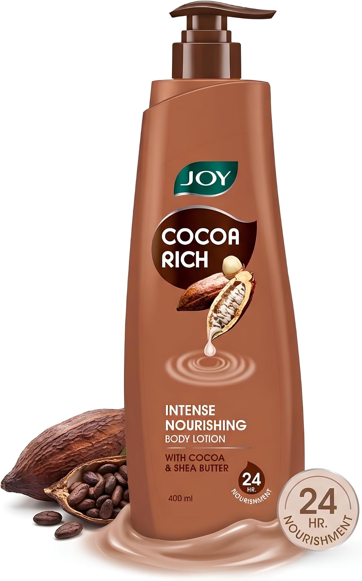 Joy Cocoa Rich Intense Nourishing Body Lotion with Shea Butter, For All Skin Types 400 ml