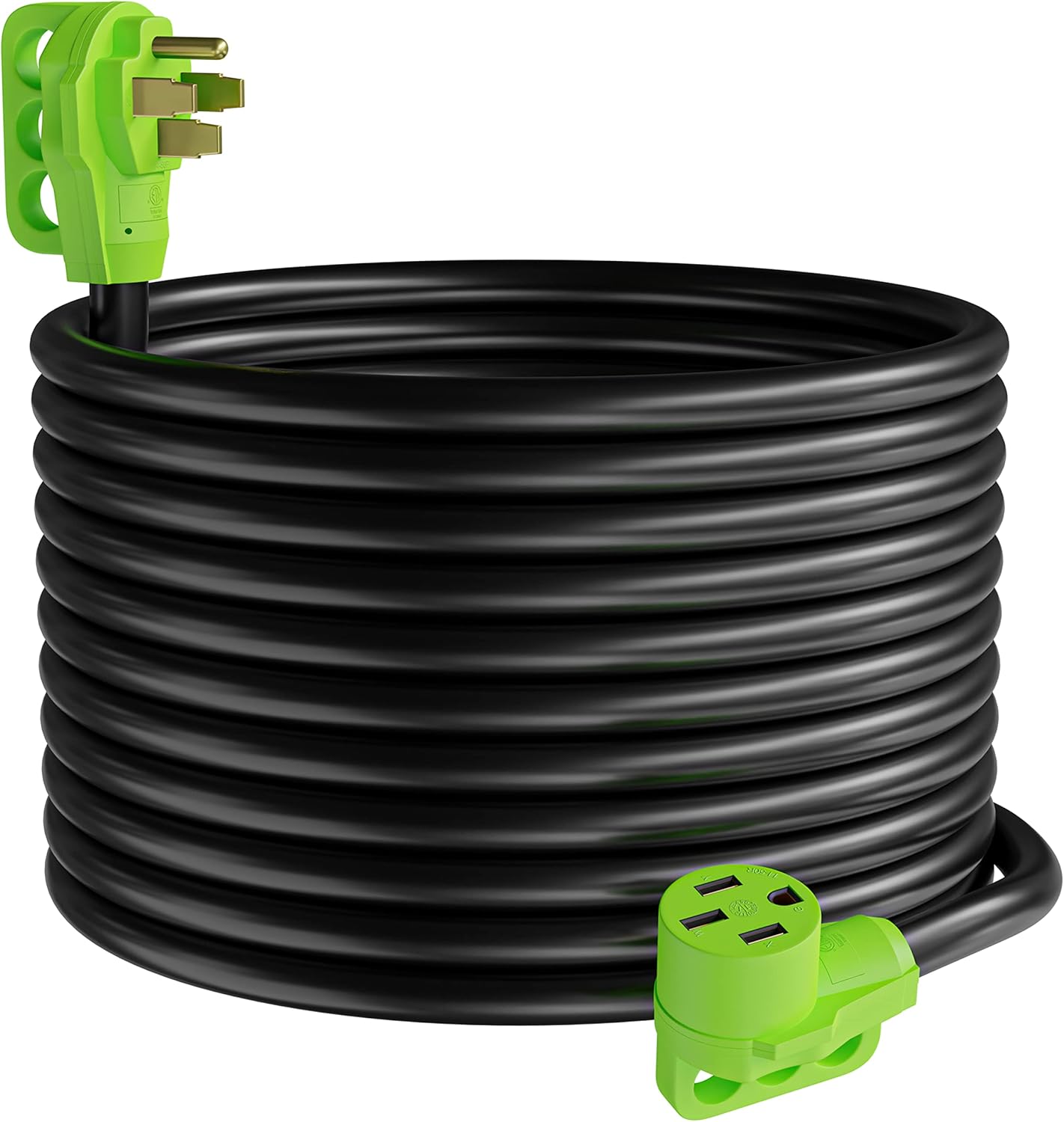 50 Foot 50 amp RV Power Extension Cord - 50 Amp Male to 50 Amp Female Standard Plug (50 Amp - 50 Foot)