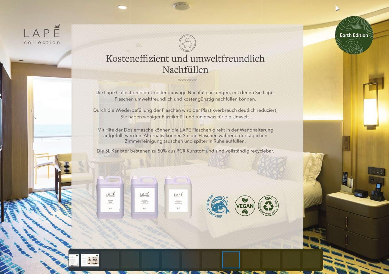 LAPĒ Collection Sakura Sea Breeze Hand & Body Lotion 2x5L - Feuchtigkeitsspendende Hand- und Körperlotion