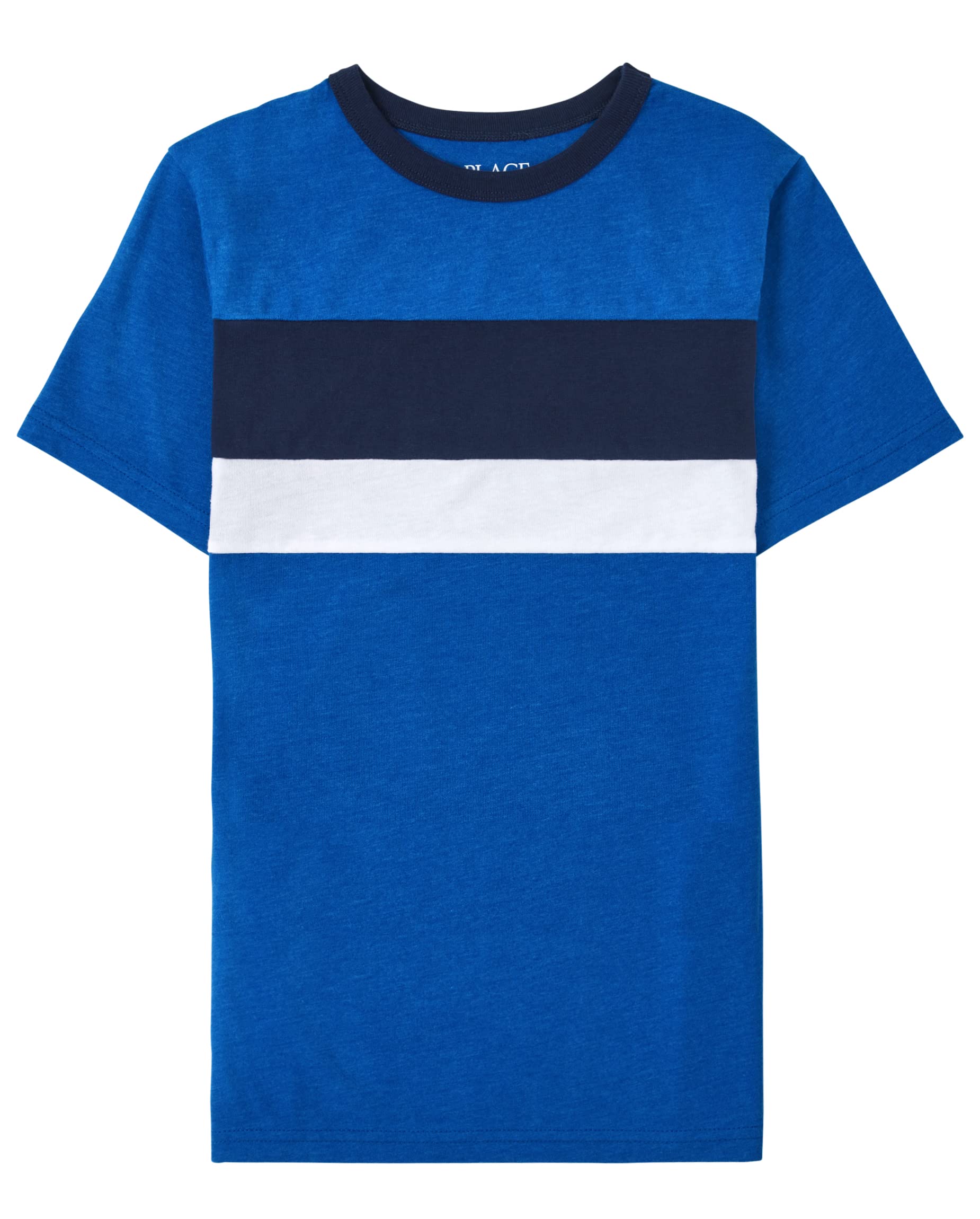 The Children's Place boys CHEST PCD TEE Crewneck