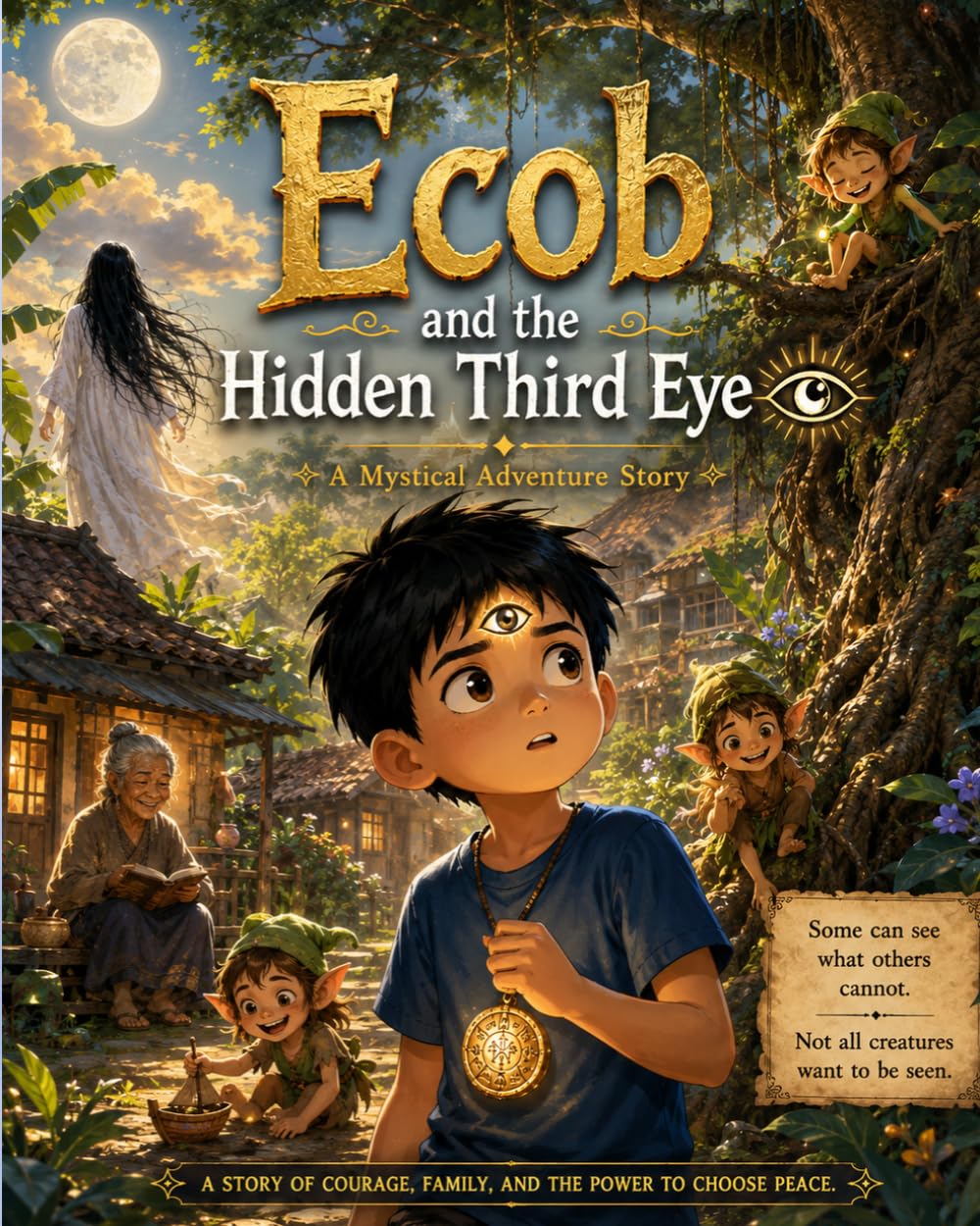 Ecob and the Hidden Third Eye: A Mystical Adventure Story / E-book (Ages 8-12)
