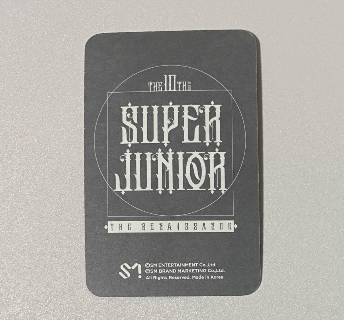 Amazon.co.jp: SUPER JUNIOR キュヒョン The Renaissance ホログラム 