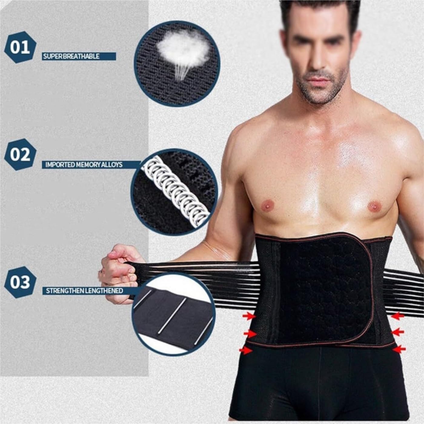 Ceinture de Sudation Ceinture Amincissante Pour Perte De Poids, Ceinture Abdominale, Ceinture De Sport Ceinture Abdominale