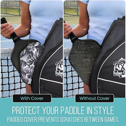Miniatura 8 de Palms-O-Aces Protect Your Pickleball Paddle with Our Durable and Padded Cover - Zipper Closure and Canvas Material - Pickleball Paddle Covers