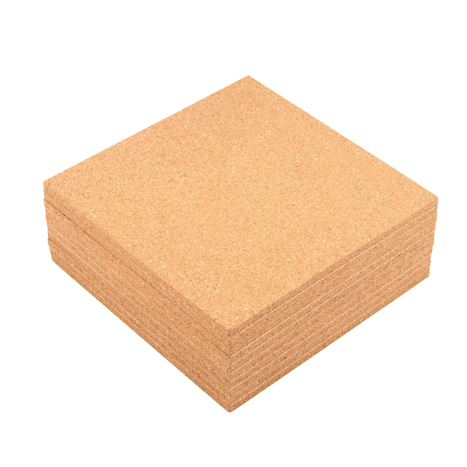 Placas de Corcho Autoadhesivas 30x30 cm 6 mm - Tablero de Corcho para Pared, Tablón de Anuncios