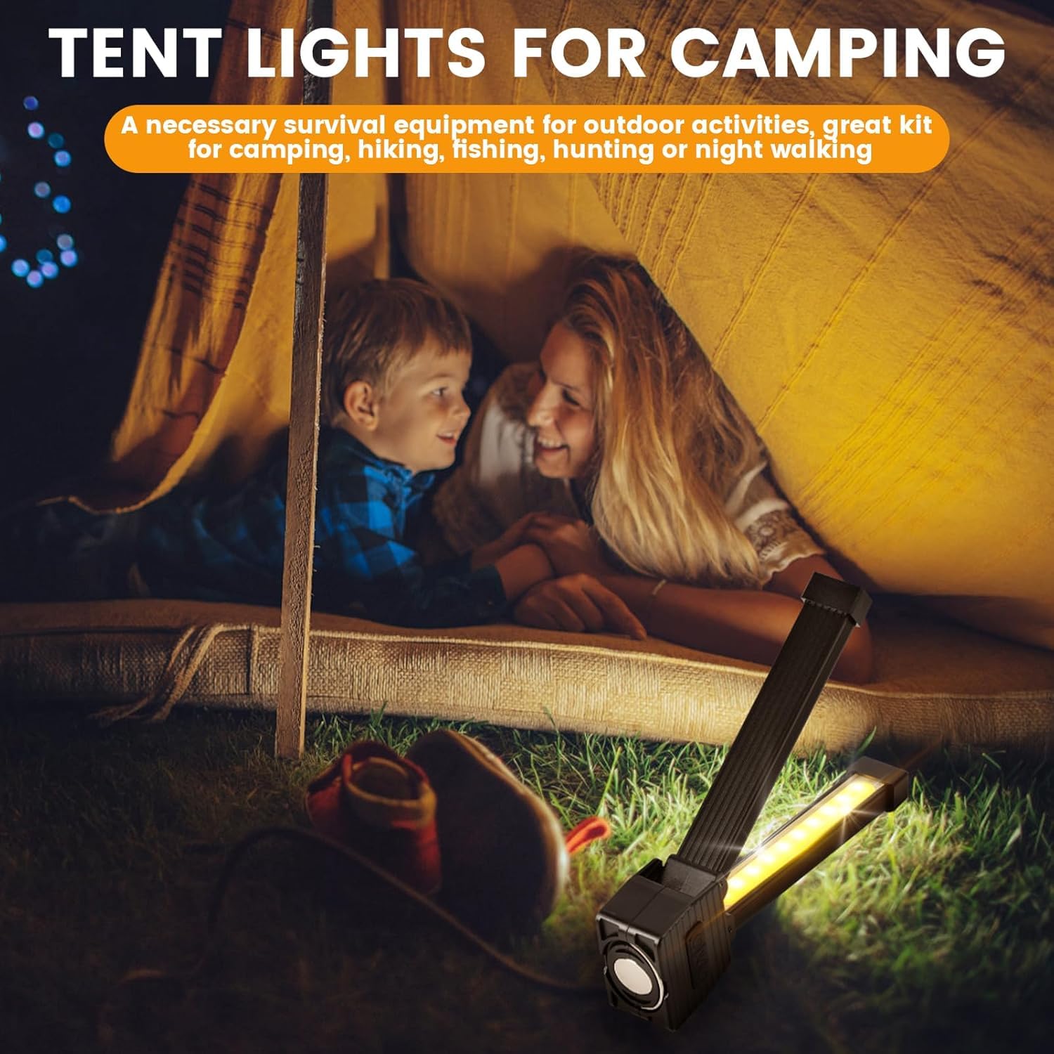 Gym Lamp for Posing Portable Magnet LED Posing Lamp with Hanging Hook, Selfie Light with 180 Degree Folding - Image 4