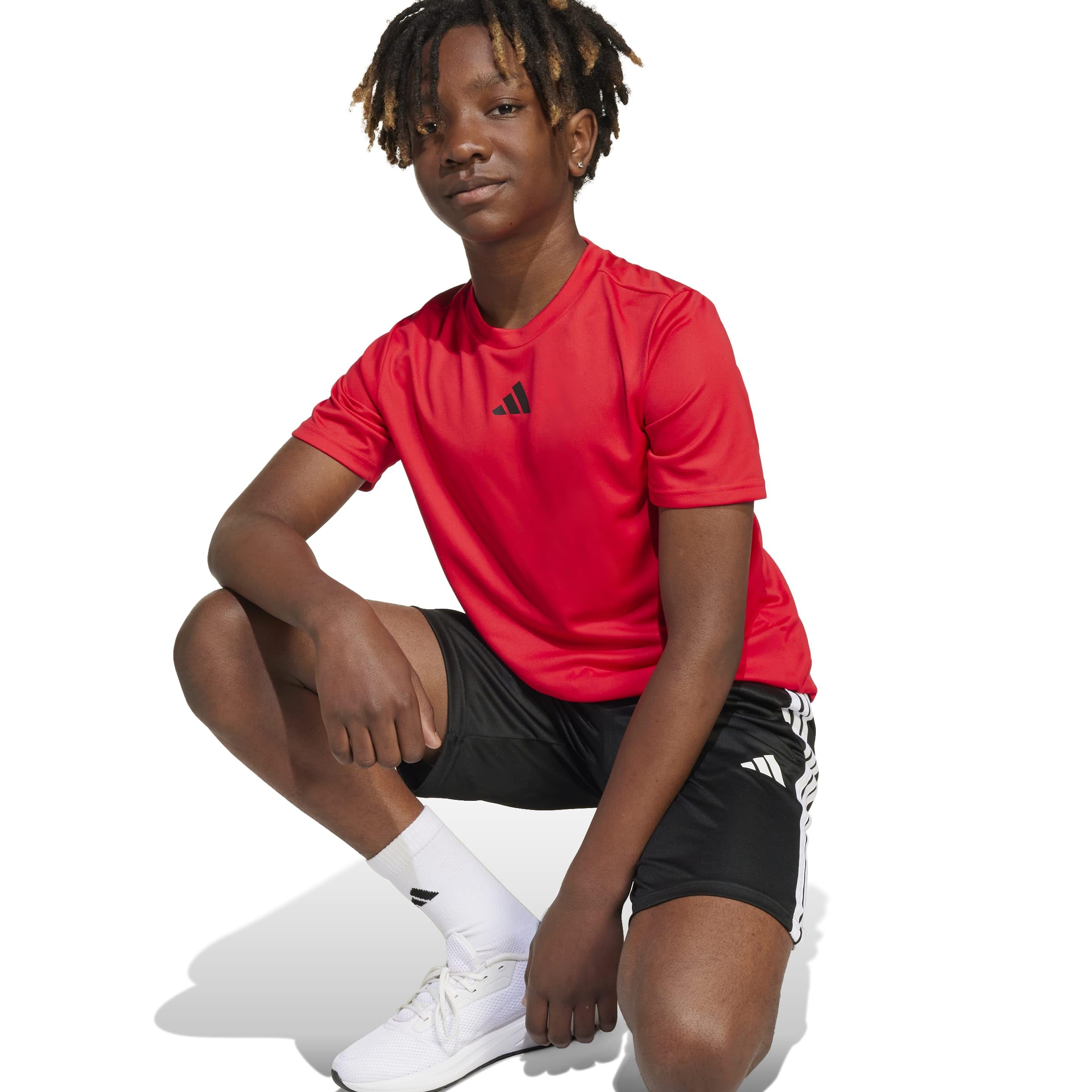 adidas Dres Uniseks - dzieci Train Essentials 3-stripes T-shirt Set