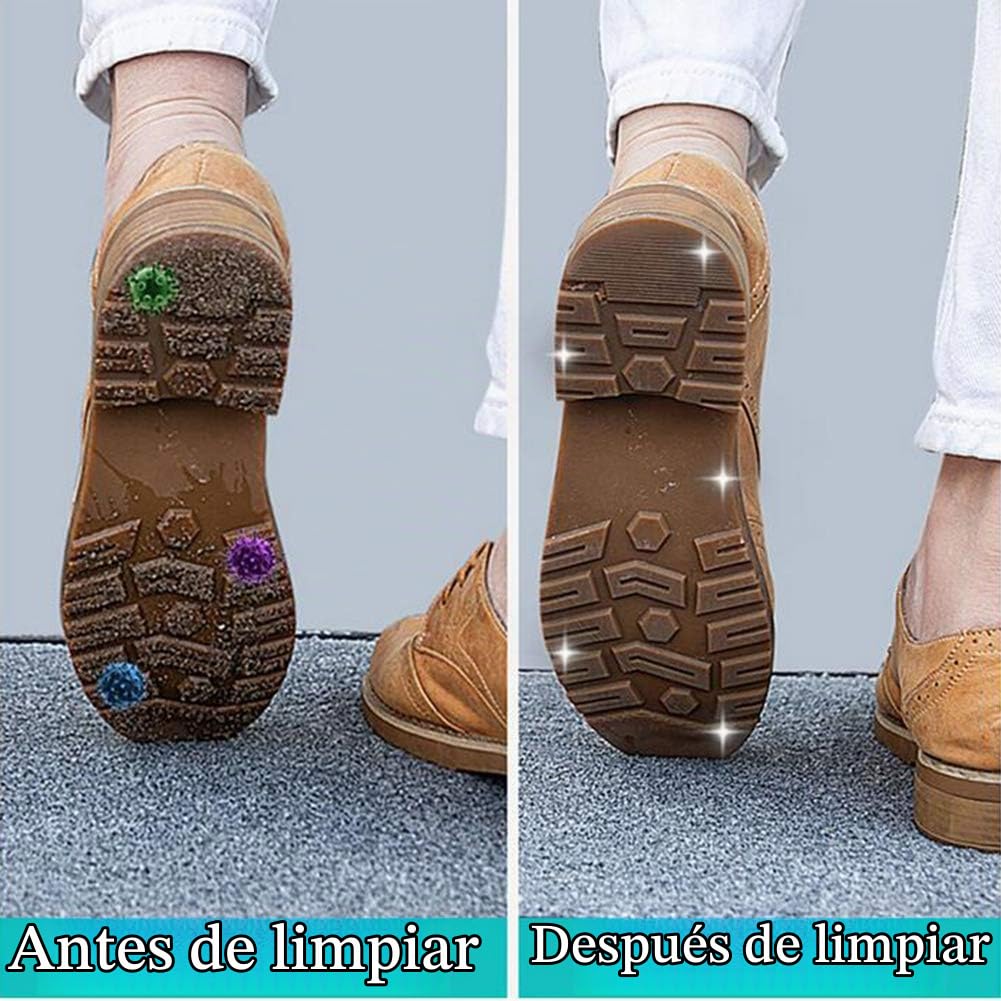 JAWSEU Alfombrilla Desinfectante para El Piso, Zapatos De Limpieza Alfombras De La Puerta Delantera Almohadilla Absorbente De Agua, Felpudos para el Hogar Restaurante Entrada De La Oficina, 45 * 80CM