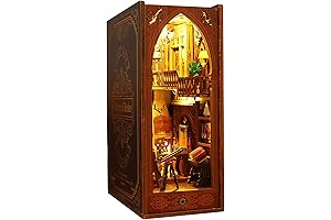 3D Wooden Hogwarts Magic Library Book Nook Kit DIY