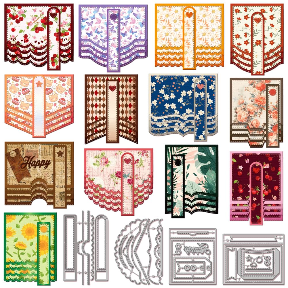 Matrice de découpe pour marque-page et album souvenir lors de vos ateliers scrapbooking