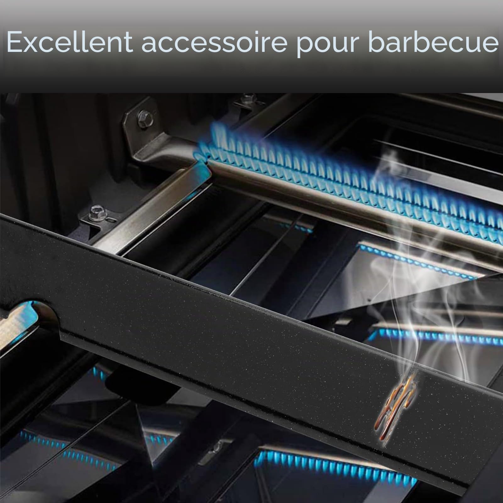 66032 Flavorizer Bars pour Weber GS4 Genesis II&LX 300 Series,Gril Genesis II E-310 S-310 E-330 E-335 S-335,66795 43,4CM Barres aromatiques en porcelaine émaillée pour Weber Genesis GS4 E/S 340