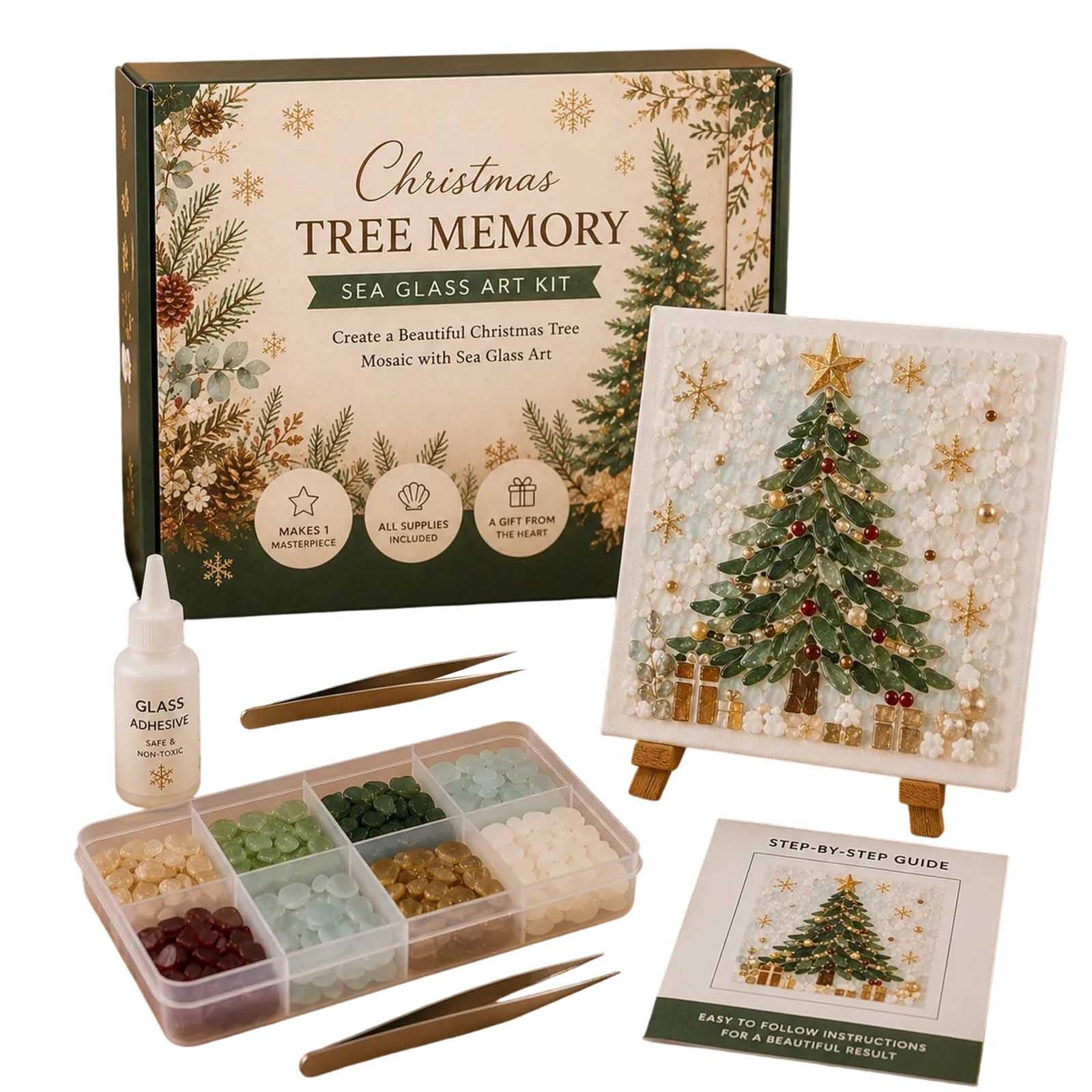 Timeless American Destinations Sea Glass Art Kit – DIY Mosaic Coastal Craft (S)