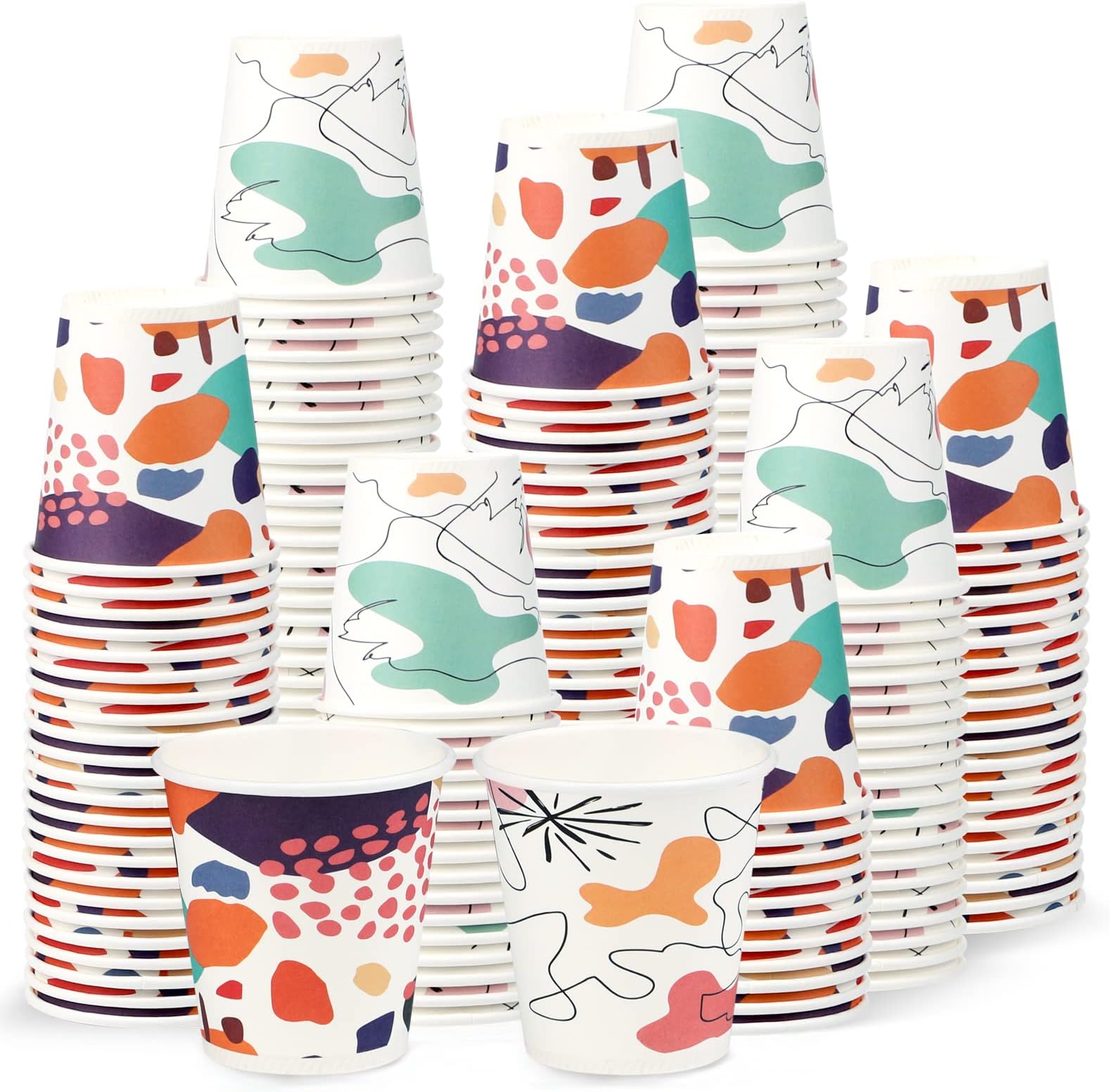 Amazon.com: Grotreco 3oz Small Paper Cups, 300 Pack Disposable Bathroom ...