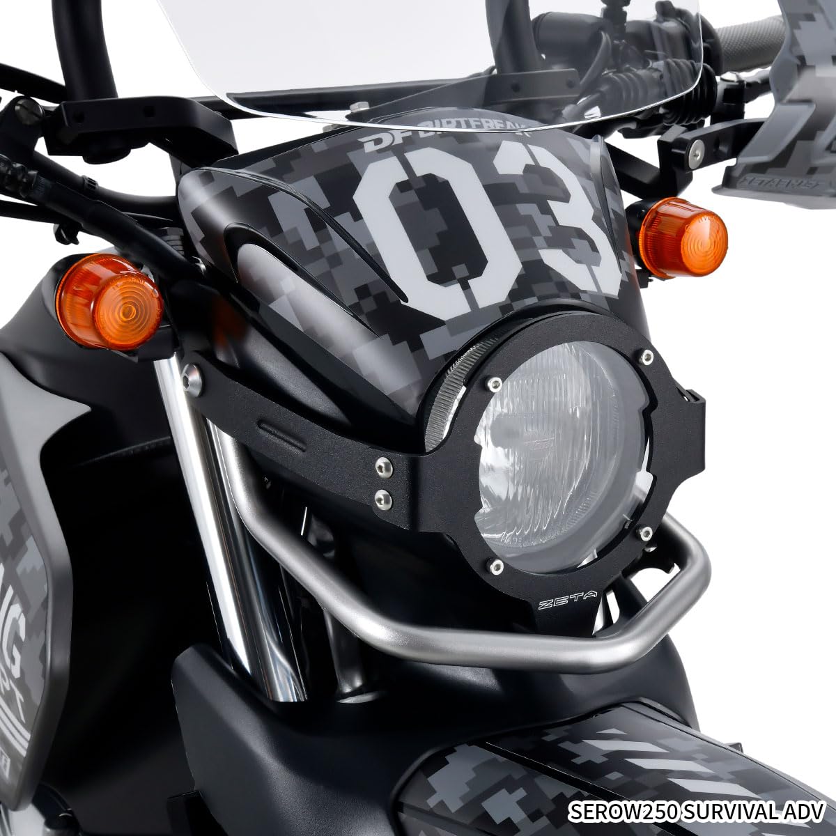 Amazon | ジータレーシング(ZETA RACING) SEROW250 '05-20 ヘッド