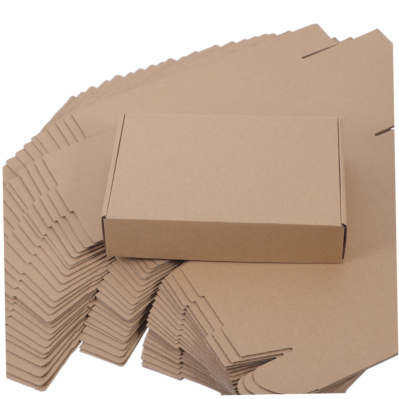 VILLCASE Cajas de Embalaje para Negocios Pequeños de Papel Kraft de Alta Resistencia, 25 Unidades, Tamaño 220x140x50 Mm, Ideales para Ropa y Toallas, Resistentes la Compresión