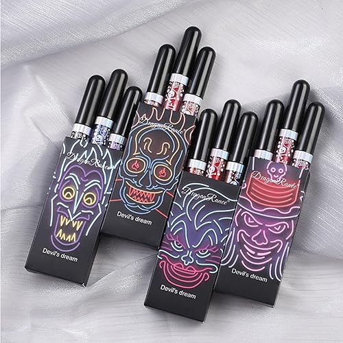 Miniatura 6 de Juego de 12 lápices de labios líquidos mate maquillaje de labios brillo de labios brillante de diamante con purpurina 24 horas impermeable de larga