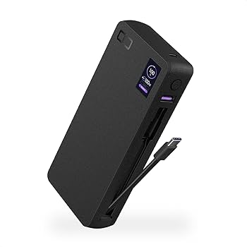 Amazon | CIO モバイルバッテリー 100W ケーブル内蔵 大容量