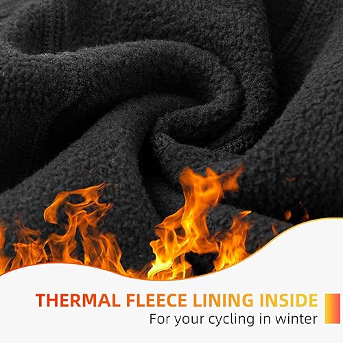 Miniatura 4 de ROCKBROS Gorro de calavera para casco con agujeros para gafas, gorro térmico para ciclismo, color negro, Negro -