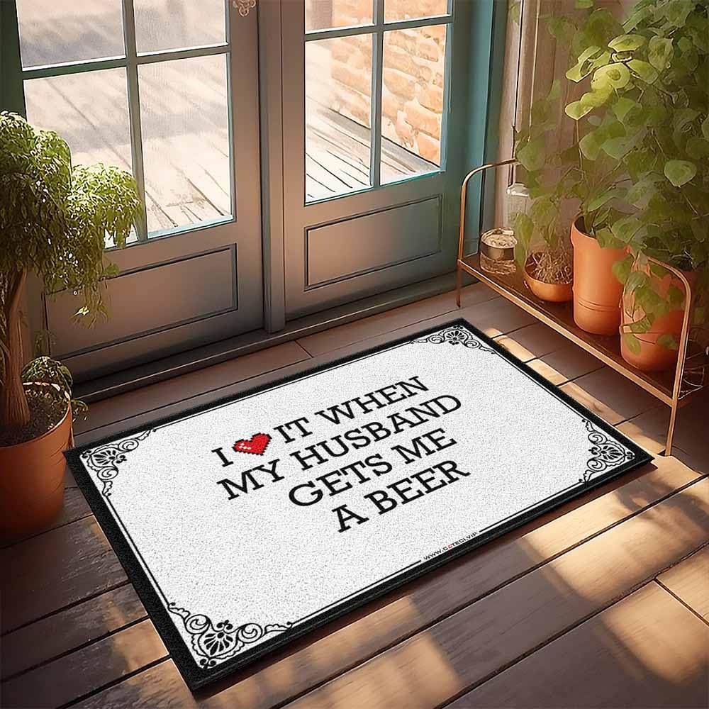 Paillasson de printemps extérieur 50x80 cm tapis entrée humour déco maison