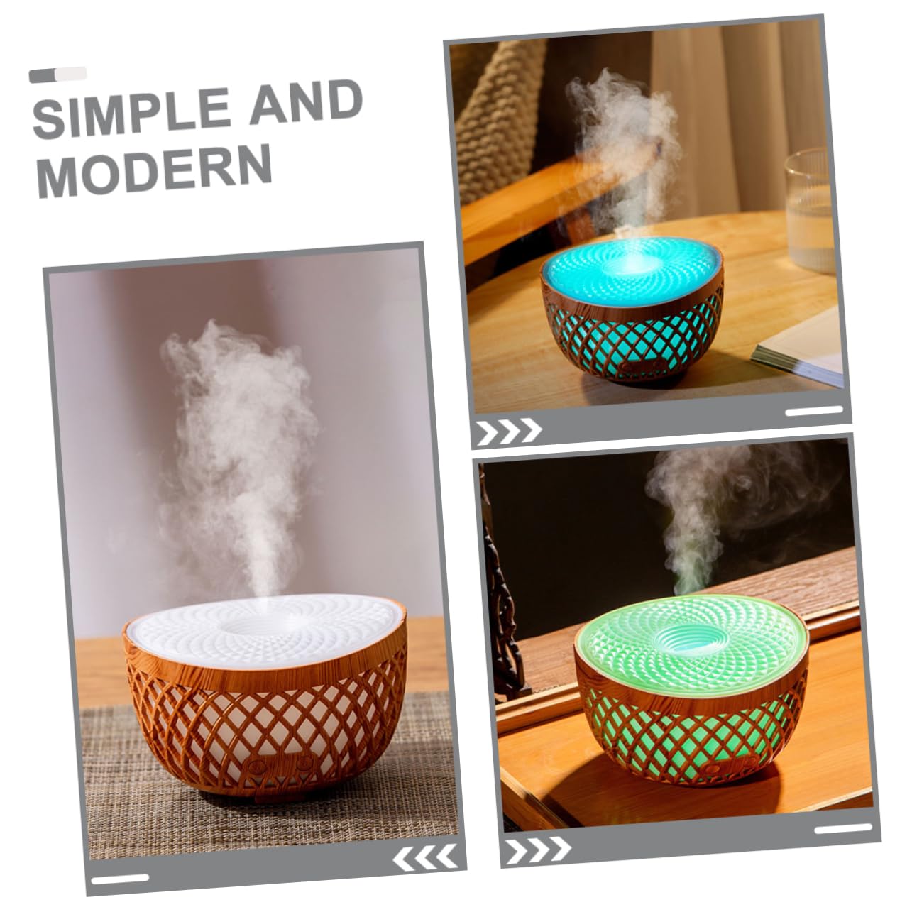 Mobestech Diffusore Oli Essenziali Decorativo Umidificatore Per Scrivania Mini Diffusore Fili Per e Relax Atmosfera Rilassante e Aria