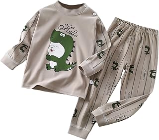 Pijamas de Primavera y Otoño Casuales Chicos Cinturones Elásticos Relajados Pantalones de Dormir de Algodón de Colores Ropa para El Hogar