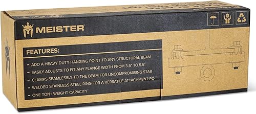 Miniatura 6 de Meister - Clamp Suspension Bracket for Boxing and MMA, Suspension Straps and roof Accessories