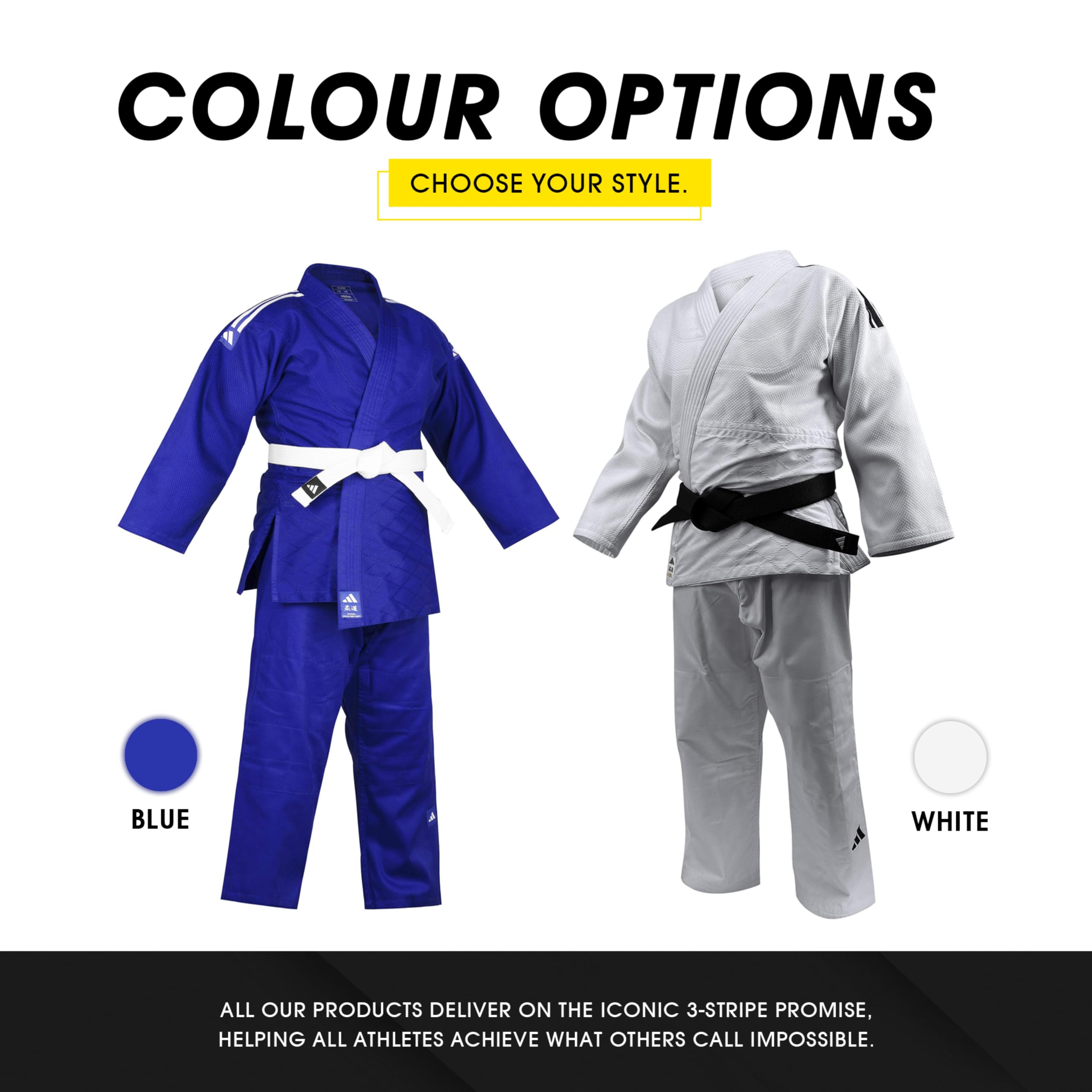 Adidas Judo-Uniform Adidas Training Judo Uniform - 500g Martial Arts Student Gi Adidas Trainings-Judo-Uniform – 500 g Kampfsport-Schüler Gi (1er Pack)