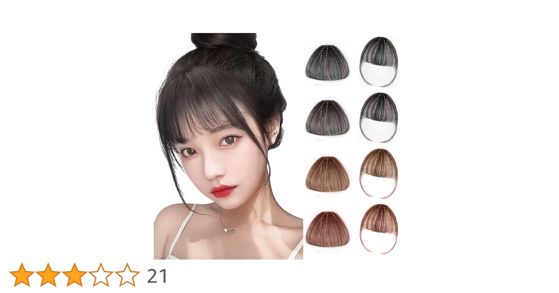 Amazon.co.jp: HIYE 前髪ウィッグ 超自然 もみあげ付きウィッグ 100 Amazon.co.jp: HIYE 前髪ウィッグ 超自然 もみあげ付きウィッグ 100