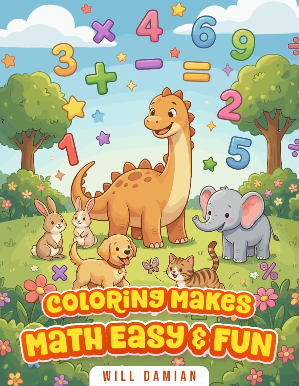 Coloring Makes Math Easy and Fun: Coloring to Learn Math