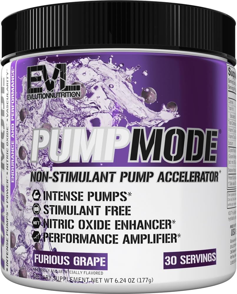 Nutrition Pump Mode Nitric Oxide Booster (Furious Grape)