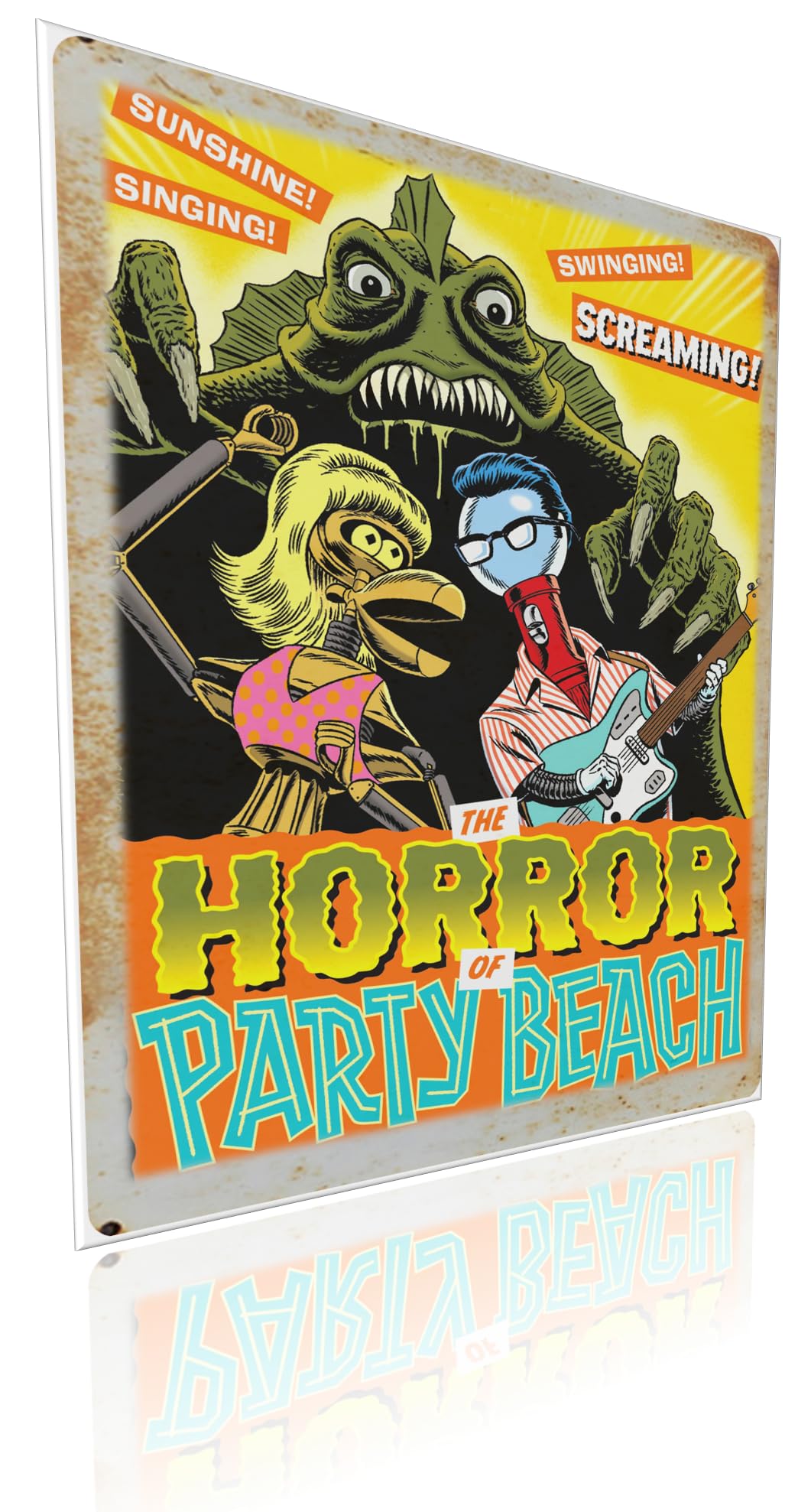 Mystery Science Theater Rusty Barn Sign Sticker - The Horror of Party Beach - MST3K Deep 13 Gizmonics