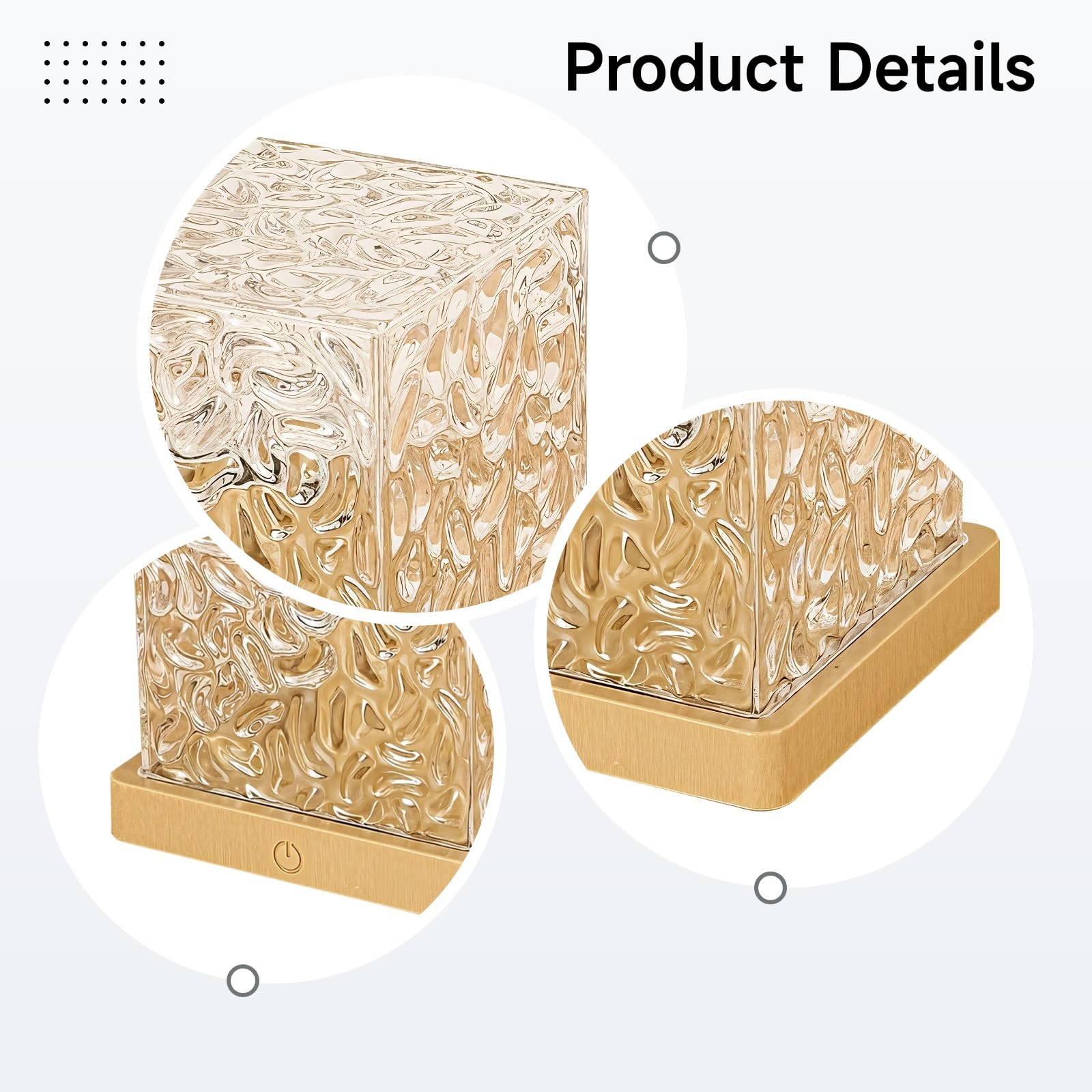 Water Ripple Led Projector with Speaker, Touch Control, 3W USB, Ideal for Home Or Parties