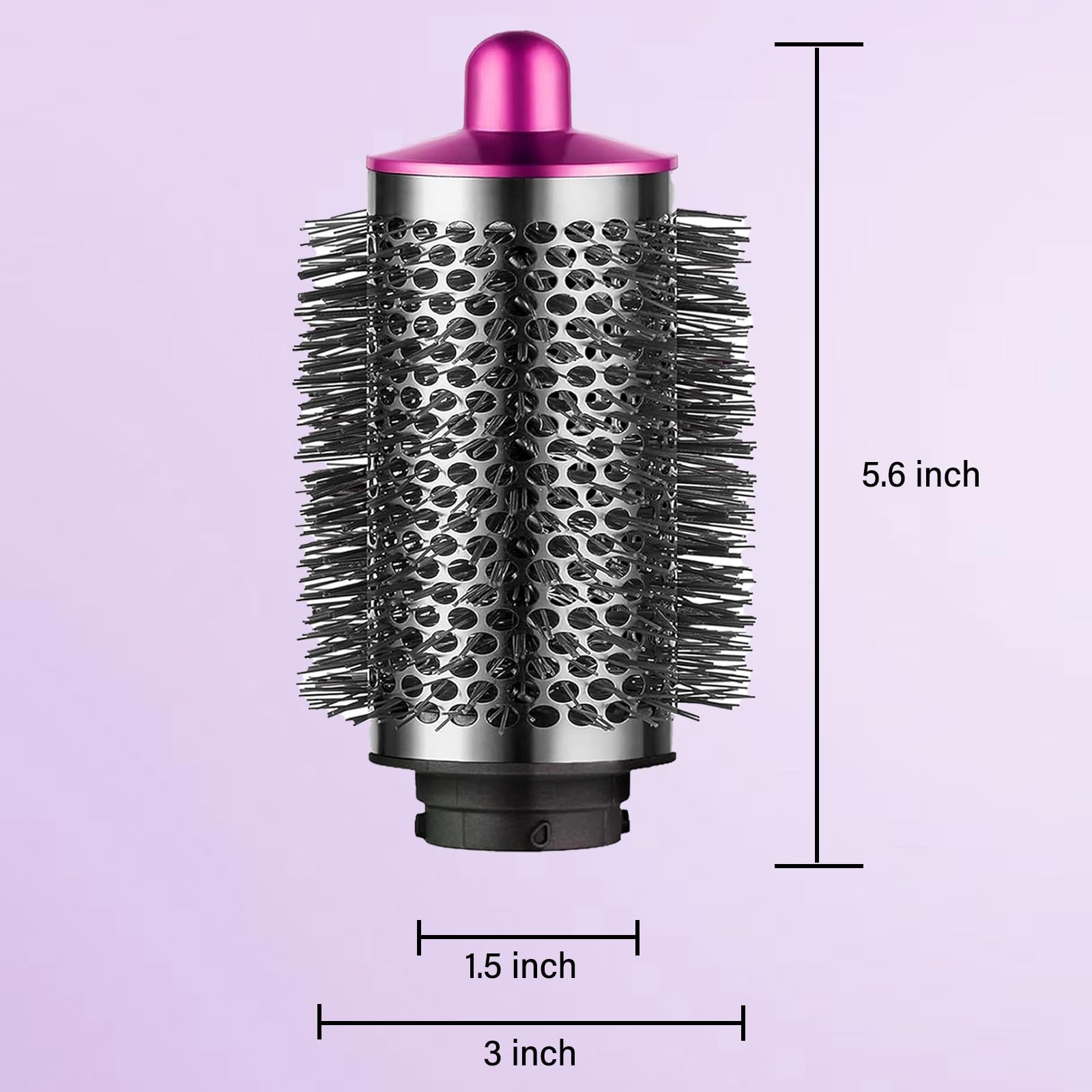 Spazzola volumizzante rotonda per Dyson Airwrap Styler per asciugacapelli Dyson con adattatore