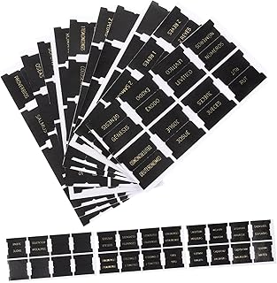 RUNROTOO 80 Peças Abas Da Bíblia Abas Em Branco Abas De Estudo Da Bíblia Abas De Livro Da Bíblia Abas De Índice Da Bíblia Abas De Livro De Índice Da Bíblia Pu Homens E Mulheres Tomo