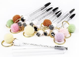 10 cepillos de rímel con llavero, bola de fel...