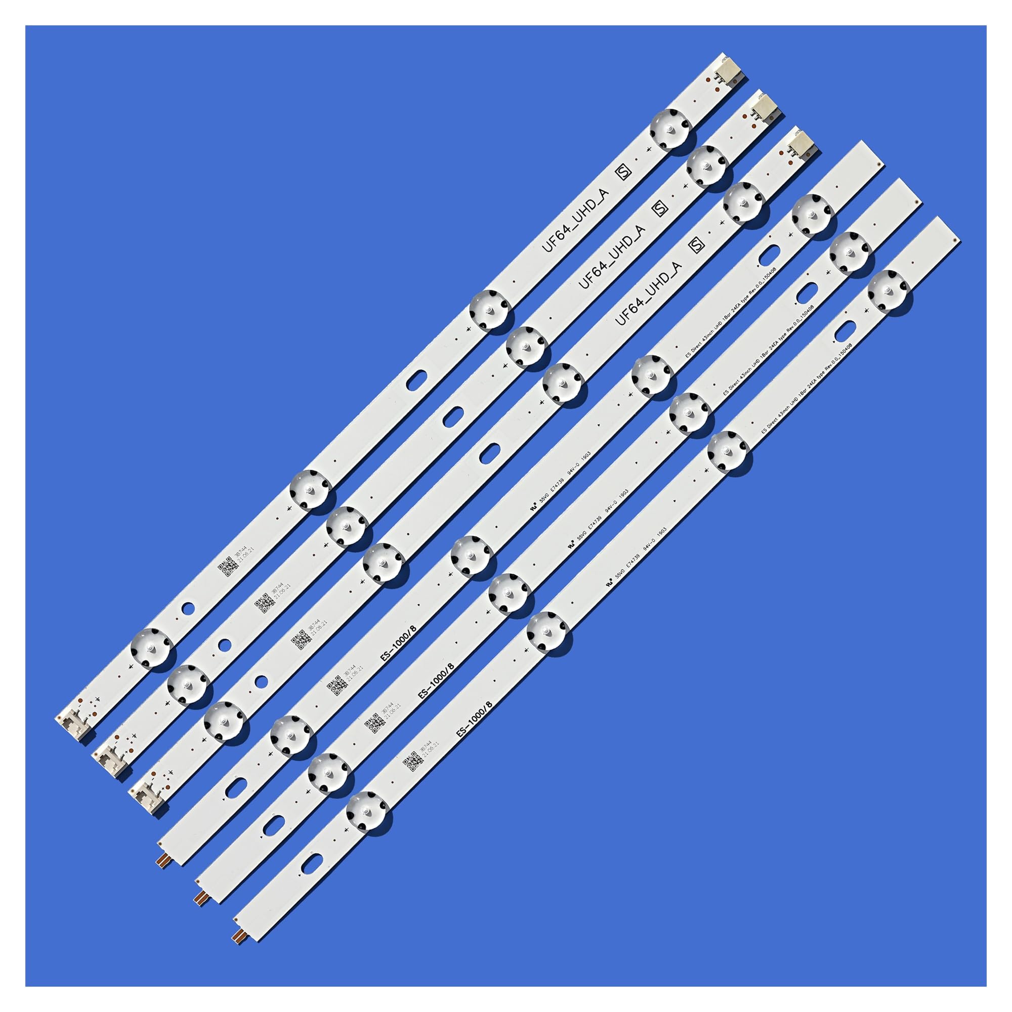 Striscia di retroilluminazione a LED for LG Innotek 43 43uh603v 43uf6407 43uh610v uf64 43uh619v 43LH5700 43LH60FHD 43UF6400 43LH604V 43UH610A
