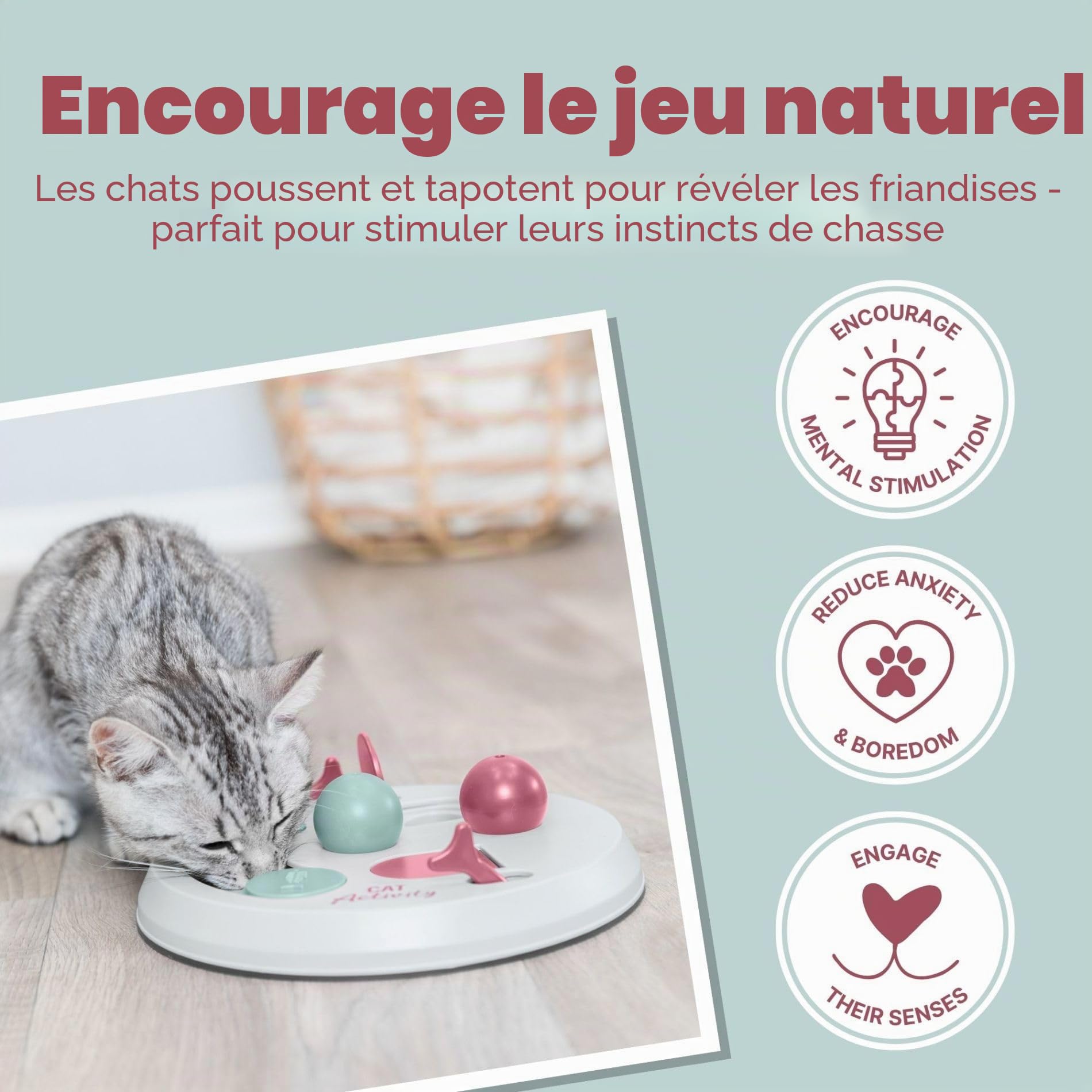 Trixie Chat Jeu Flip Board Cat Activity