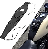 Vista 3 de Acouto Bolsa de motocicleta para XL 883 1200 48, bolsa de cuero de combustible de combustible de motocicleta Dash consola central bolsa negra