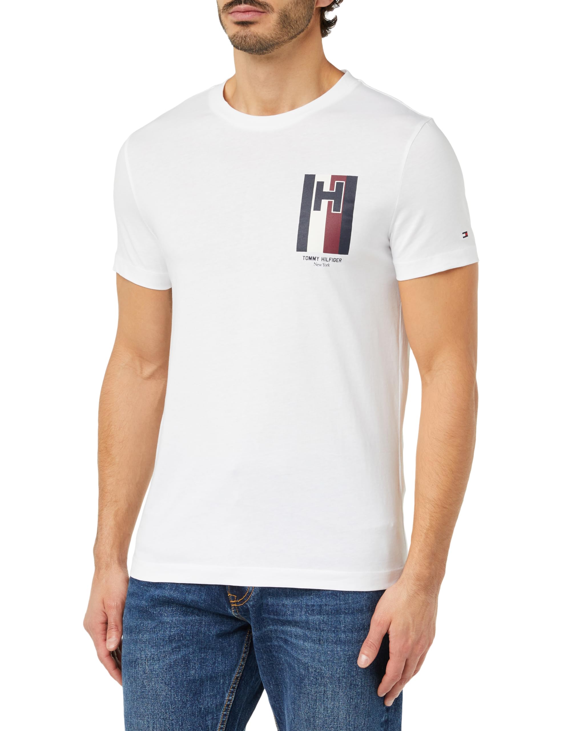 Tommy Hilfiger Camisetas de Manga Corta para Hombre