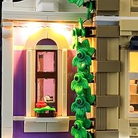 Vista 6 de BRIKSMAX Kit de iluminación LED para comisaría, compatible con el modelo de bloques de construcción Lego 10278, no incluye el juego de Lego
