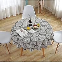 Vista 7 de Bringsine - Mantel de lino lavable, diseño vintage, varios tamaños