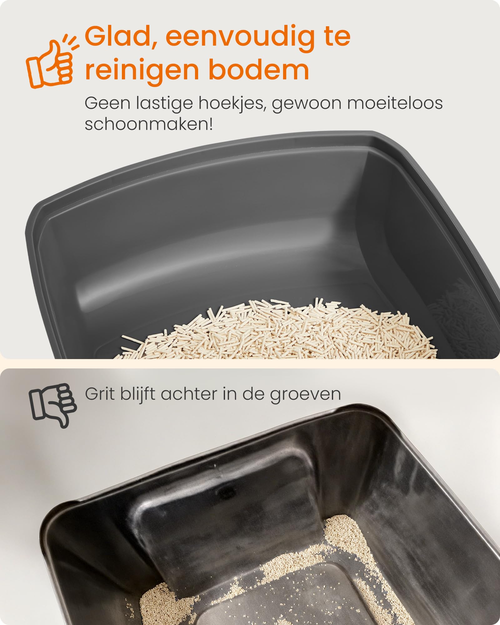 Feandrea kattenbak, met deksel, voor katten tot... aanbieding bij Amazon