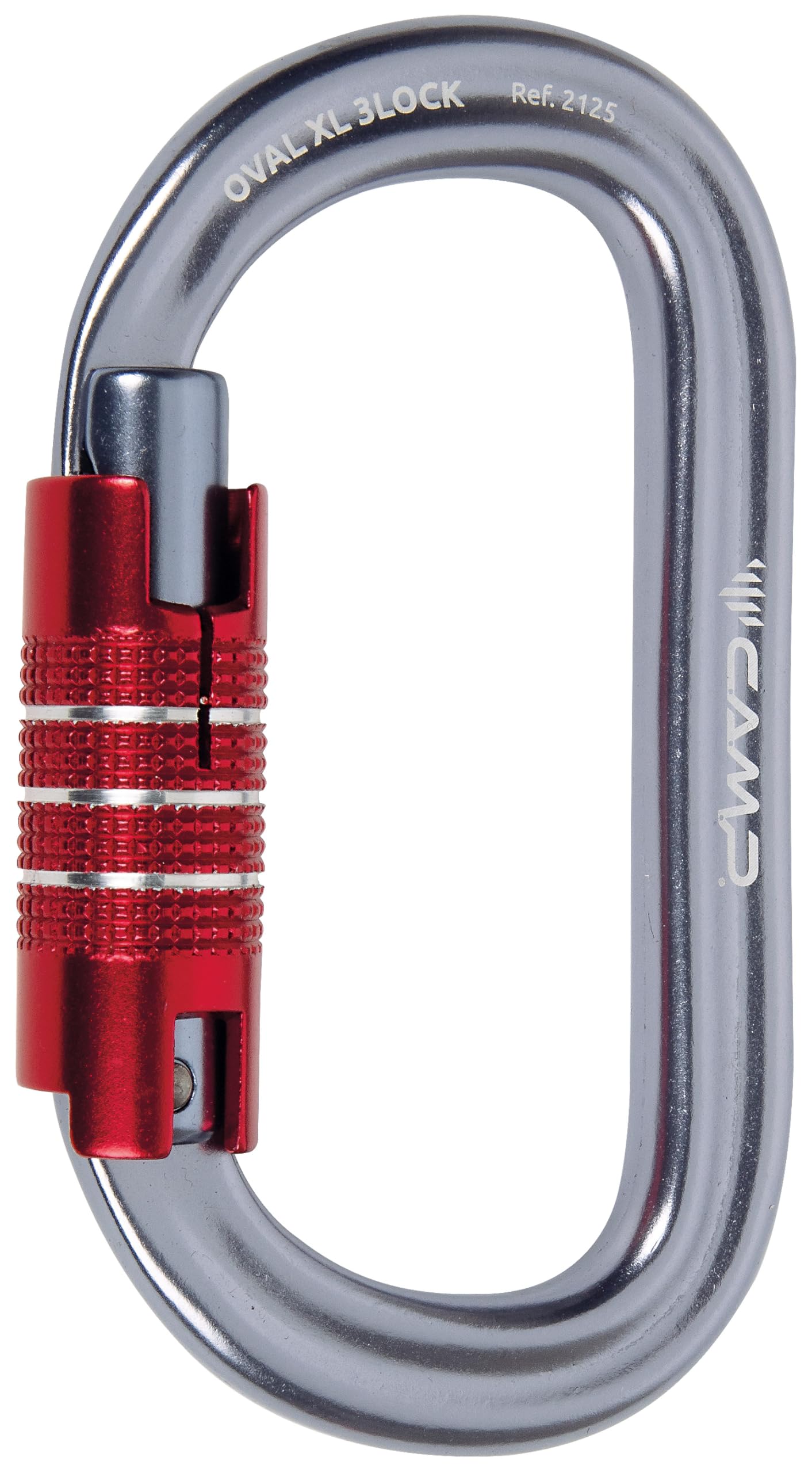CAMP Oval XL 3Lock - Polished/Red -