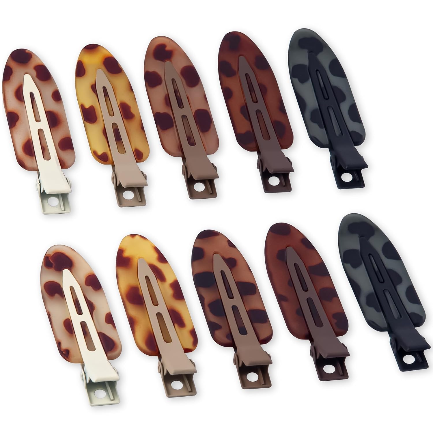 Creaseless No Crease Hair Clips - Tortoiseshell Styling