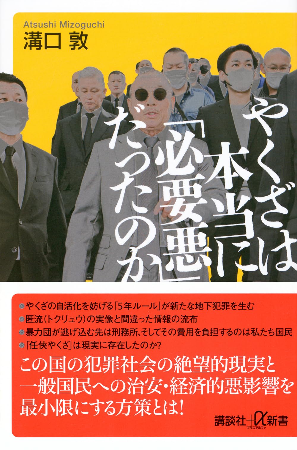 実話ドキュメント 66冊 山口組 稲川会 住吉会 ヤクザ 暴力団 やくざ 不良 やくざは本当に「必要悪」だったのか (講談社+α新書 633-2C) | 溝口 敦