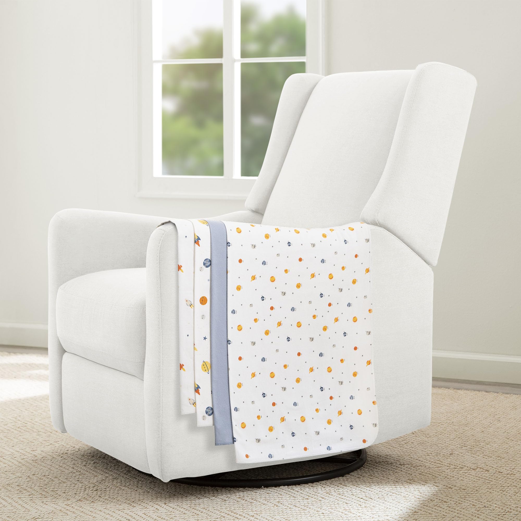 Delta Children Baby Blankets - Space Exploration Pack of 4 -2 Delta Children Baby Blankets - Space Exploration Pack of 4 -2