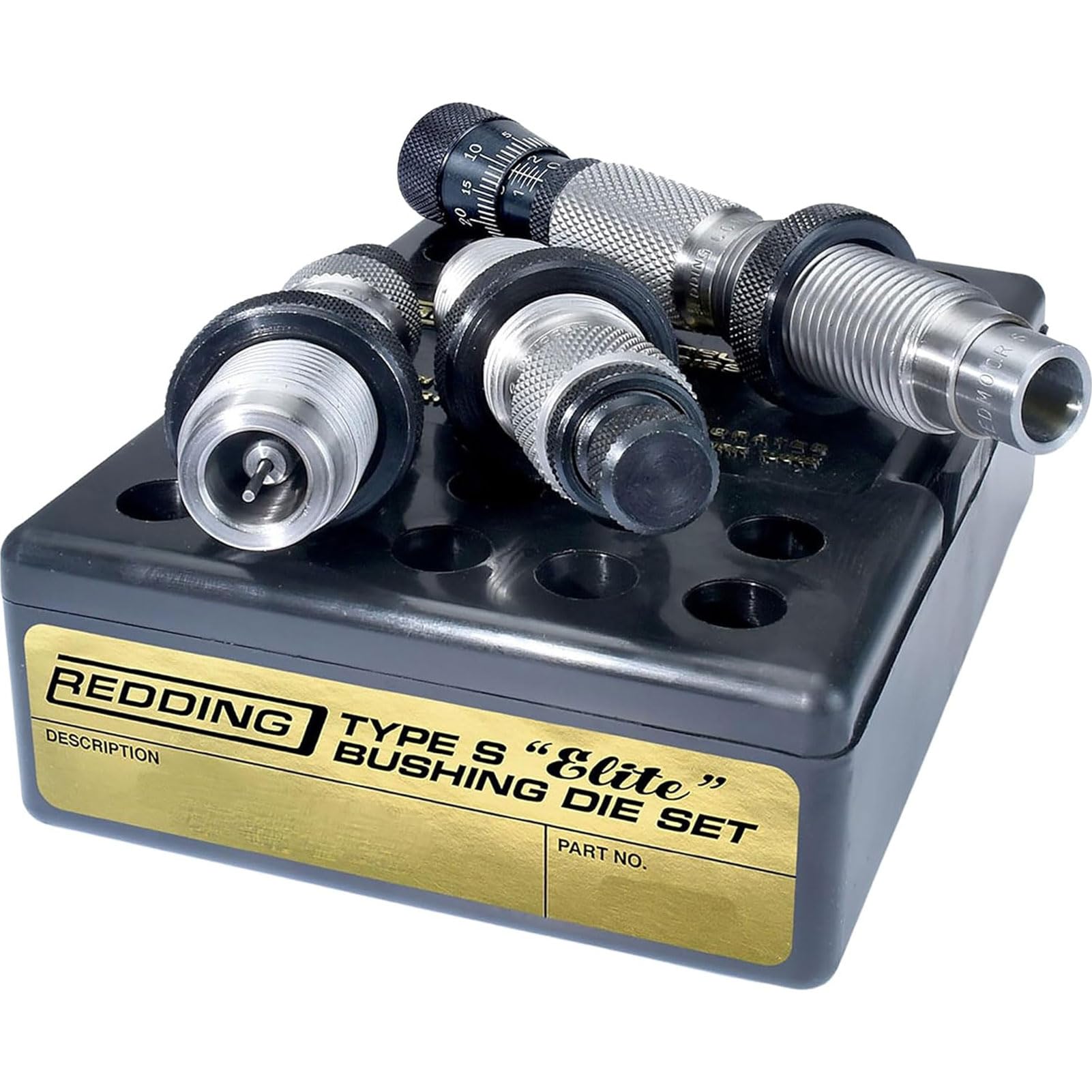 Amazon.com : Redding Type S Elite Bushing 3-Die Set with Full